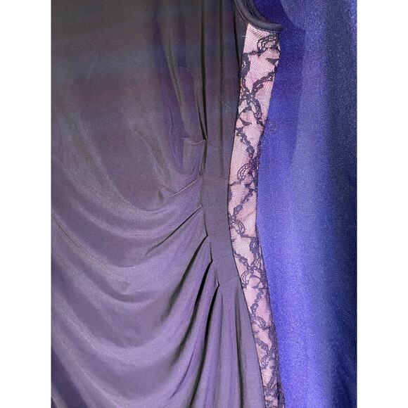 Chaps Ralph Lauren XL  Women’s Sleeveless Party Dress With Side Lace Strip - Picture 1 of 6